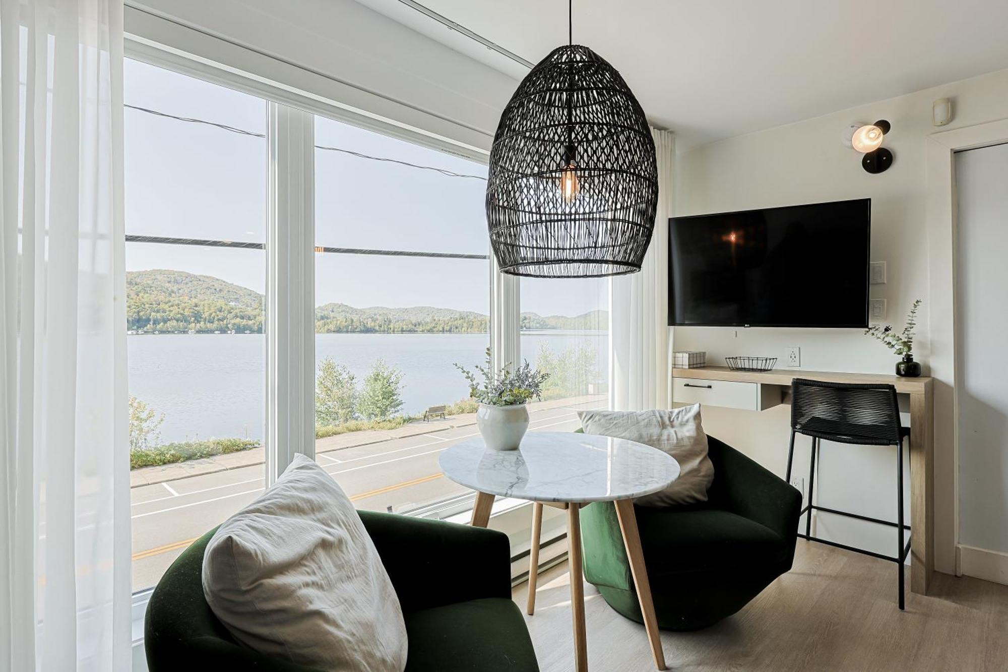 Les Lofts Du Lac Des Sables By Kasania Sainte-Agathe-des-Monts Exterior foto